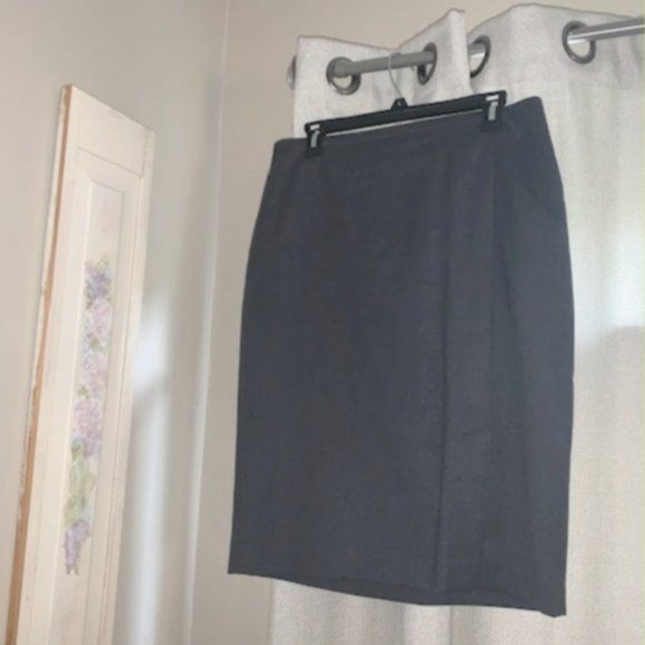 Talbot's Italian Wool Gray Suit - Jacket and Skirt - Picture 8 of 8